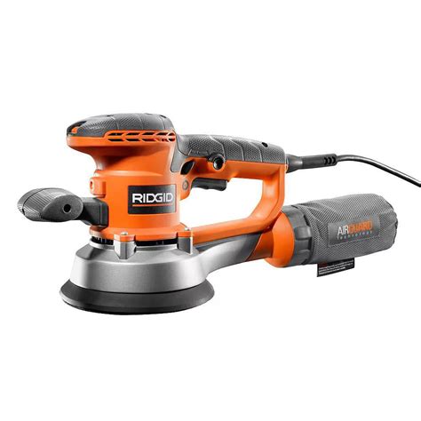 RIDGID 6 in. Variable-Speed Dual Random Orbital Sander with AIRGUARD Technology | The Home Depot ...