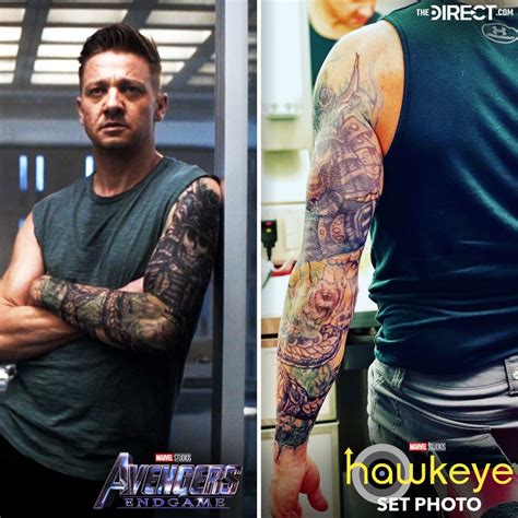 Hawkeye: Jeremy Renner Reveals Ronin Tattoo For Marvel Disney+ Show