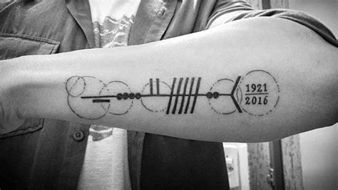 50 Ogham Tattoo Designs For Men - Ancient Alphabet Ink Ideas