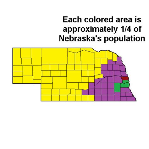 Population distribution in Nebraska [OC] : r/dataisbeautiful