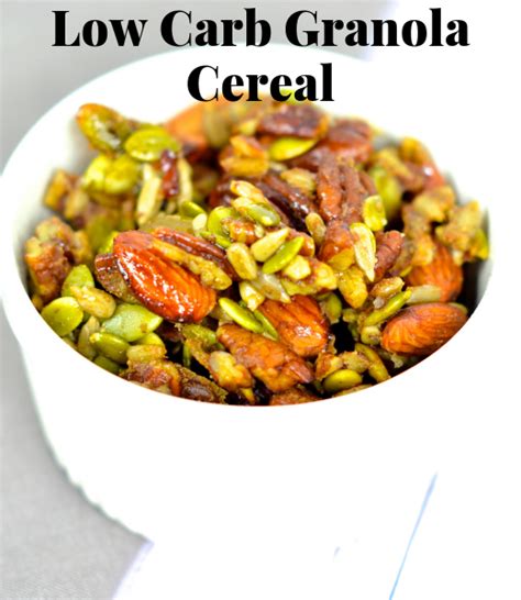 Low Carb Granola Cereal Recipe - Skinny Louisiana