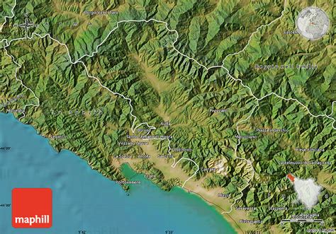 Satellite Map of Massa-Carrara