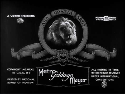 Metro Goldwyn Mayer Television | Image - Metro Goldwyn Mayer Logo 1926 ...