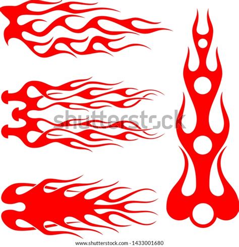 Hot Rod Flames Flames Stickers Flames Stock Vector (Royalty Free ...