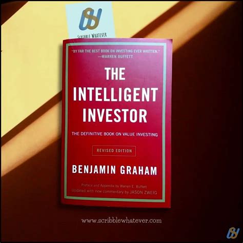 The Intelligent Investor | Benjamin Graham | Summary | Scribble Whatever