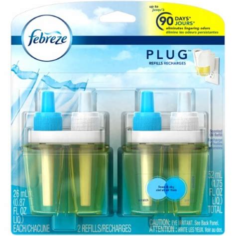 Febreze Plug Air Freshener Refills Linen & Sky (Pack of 14), 14 pack ...