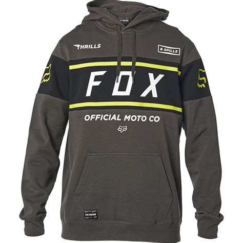 Fox Fleece-Hoodie Official Smoke | Maciag Offroad
