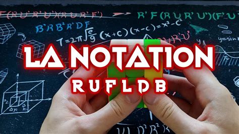 La notation au Rubik's Cube 3x3 - YouTube