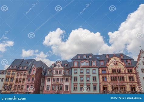 Mainz Old Town stock image. Image of european, ancient - 37717745