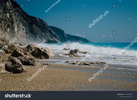 Beaches Lefkada Island Stock Photo 1118482844 | Shutterstock