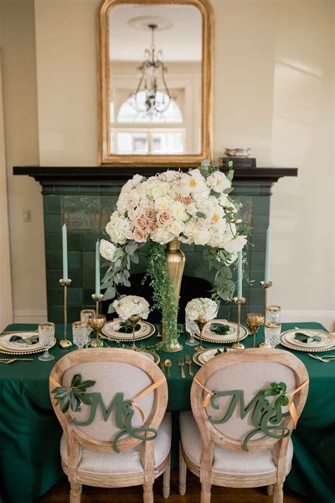 Emerald Green Forest Wedding Shoot | Gold wedding inspiration, Gold wedding, Athens wedding