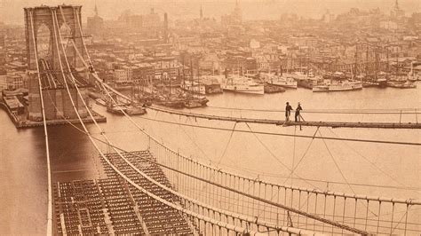 The Brooklyn Bridge's Builders Fought Fire, Flood, and Death