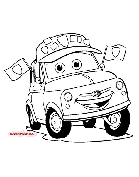 Disney Pixar's Cars Coloring Pages | Disneyclips.com