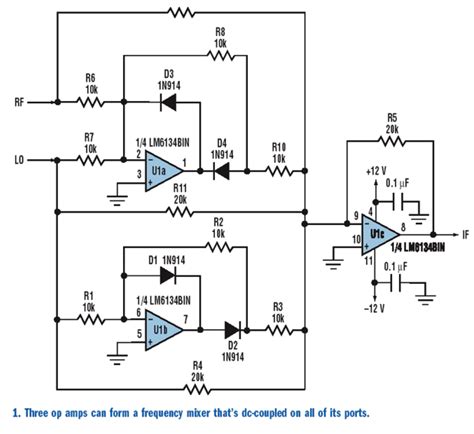 Frequency Mixer Circuit Diagram