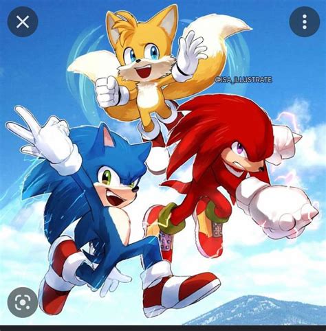 Movie sonic, movie Tails and movie Knuckles by Keyshaaby on DeviantArt