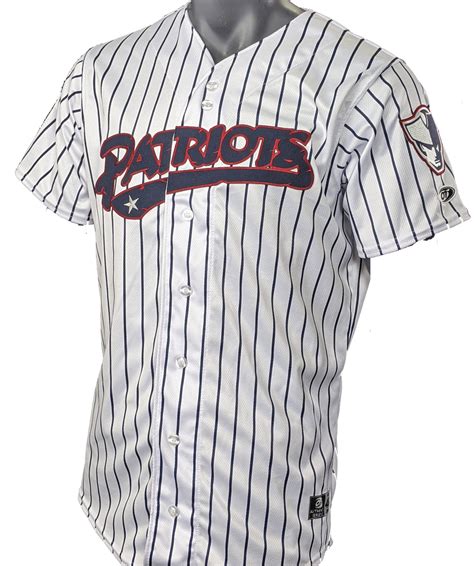 Somerset Patriots Adult Home Pinstripe Replica Jersey – Somerset Patriots Team Store