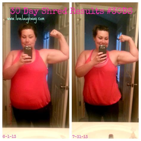 lovelaughwag: 30 Day Shred - before and after pictures and bonus pictures!