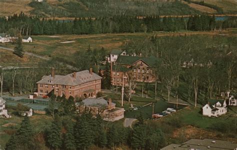 Aerial View Maine Maritime Academy Upper Campus Castine, ME Postcard