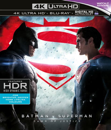 Batman v Superman: Dawn of Justice - 4K Ultra HD Blu-ray | Zavvi.com