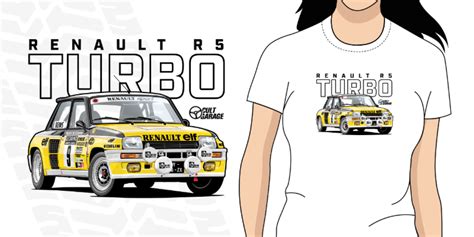 Dámské tričko s potiskem Renault r5 Turbo Group B 1