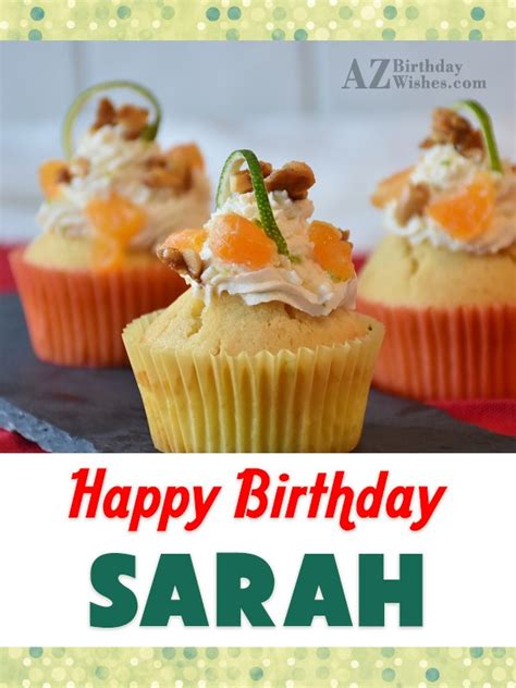 Happy Birthday Sarah