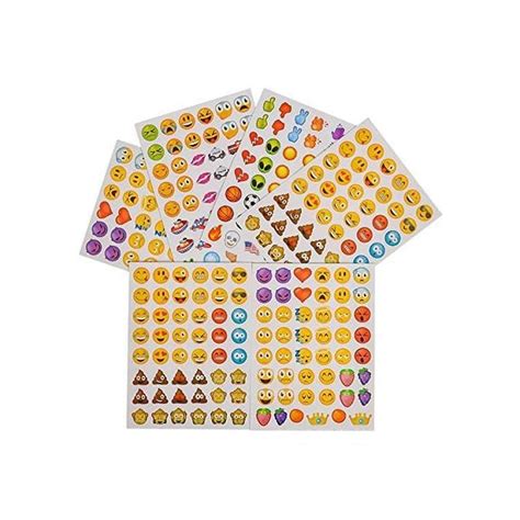 Buy PlayO Emoji Stickers - Kids Emoticon Play Stickers Assortment ...