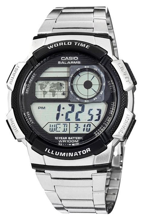 Customer Reviews: Casio Men's Digital Sport Watch Stainless Steel ...