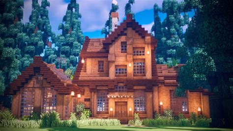 Mansion de madera #minecraft | Minecraft houses, Minecraft house plans ...