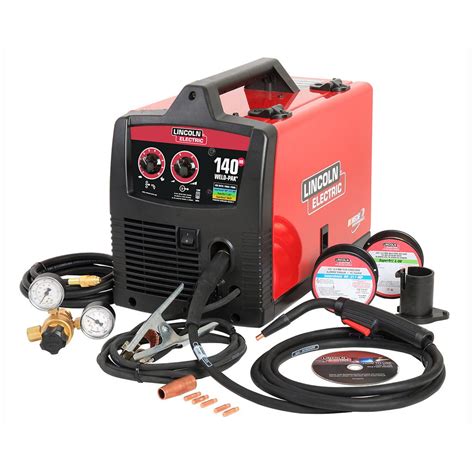 Lincoln Electric 140 Amp Weld Pak 140 HD MIG Wire Feed Welder with ...