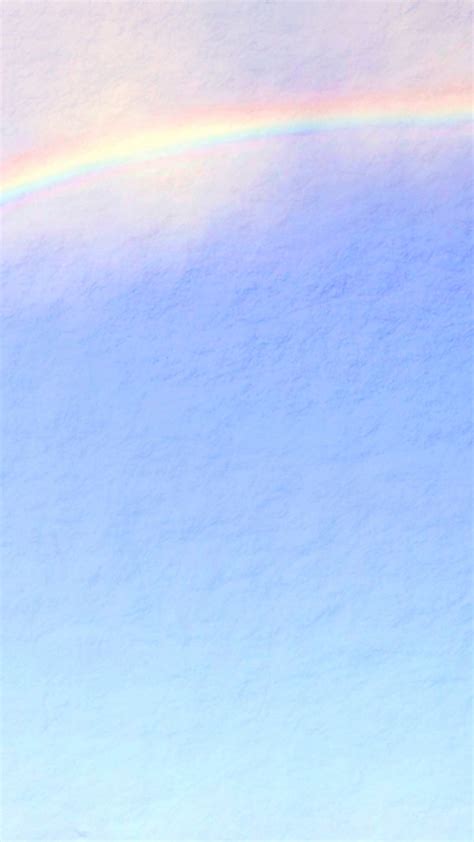 Blue sky iPhone wallpaper, rainbow | Premium Photo Illustration - rawpixel