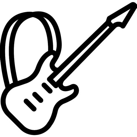 Electric Guitar Vector SVG Icon - SVG Repo