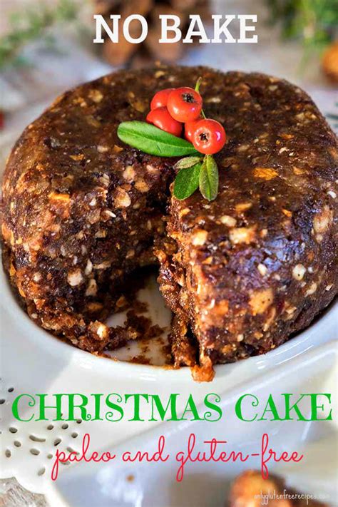 No-Bake Gluten-Free Christmas Cake - Only Gluten Free Recipes