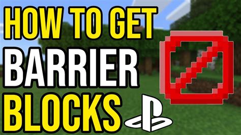 How To Get Barrier Blocks In Minecraft Ps4 : I am using minecraft 1.8 ...