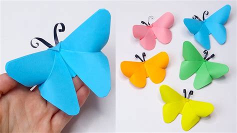 Paper Craft Flowers And Butterfly - papercraft among us