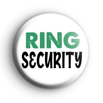 Ring Security Badge : Kool Badges