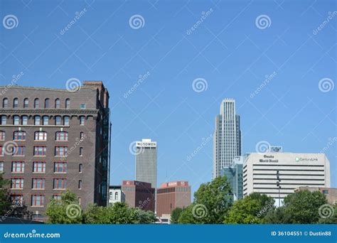 Skyline of Downtown Omaha, Nebraska Editorial Photo - Image of city, midwestern: 36104551