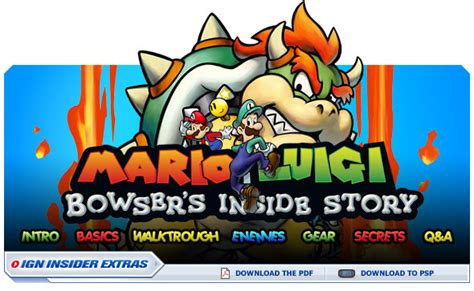 Mario & Luigi: Bowser's Inside Story - ds - Walkthrough and Guide ...