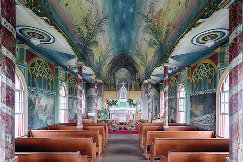 St. Benedict Painted Church Interior 2 Photograph by Susan Rissi Tregoning - Fine Art America