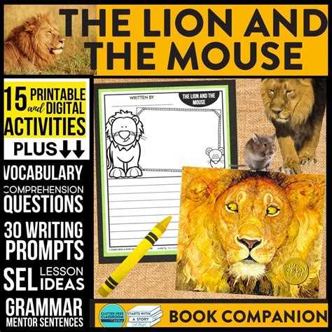 The Lion and the Mouse Activities and Lesson Plans for 2024 - Teaching ...