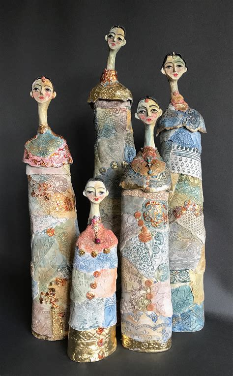 These are my new figurative ceramic sculptures, handmade and unique, inspired by my life in ...