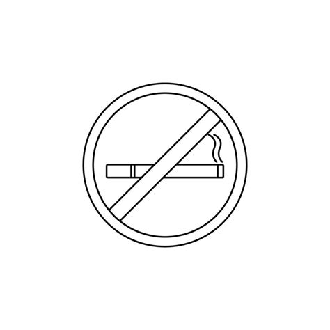 smoking ban vector icon illustration 23164086 Vector Art at Vecteezy