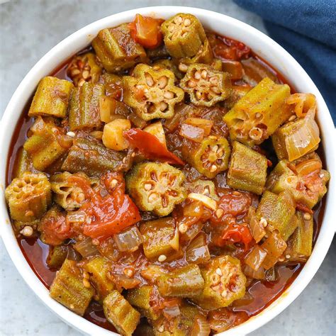 Soulful Southern Stewed Okra and Tomatoes - Food Fidelity