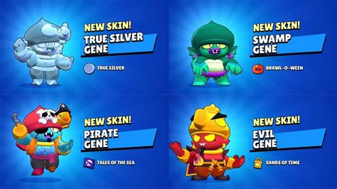 All Gene Skins in Brawl Stars