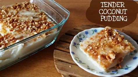 Special easy tender coconut pudding || easy recipe by (altered recipes ...