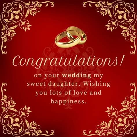 70+ Best Wedding Wishes For Daughter – Congratulation Messages