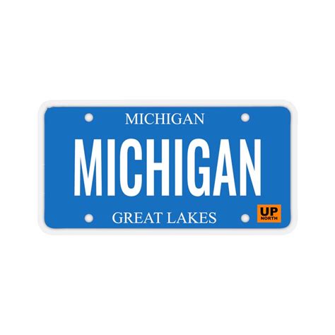 Stickers MICHIGAN License Plate | Etsy