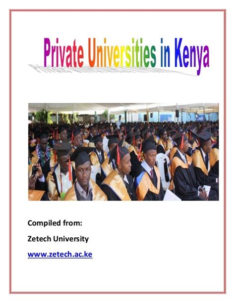 Private universities in kenya