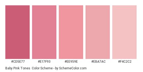 Baby Pink Color Scheme | Skin Tone Colors