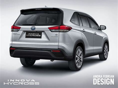 2023 Toyota Innova HYCROSS Rear Design Imagined Via Render