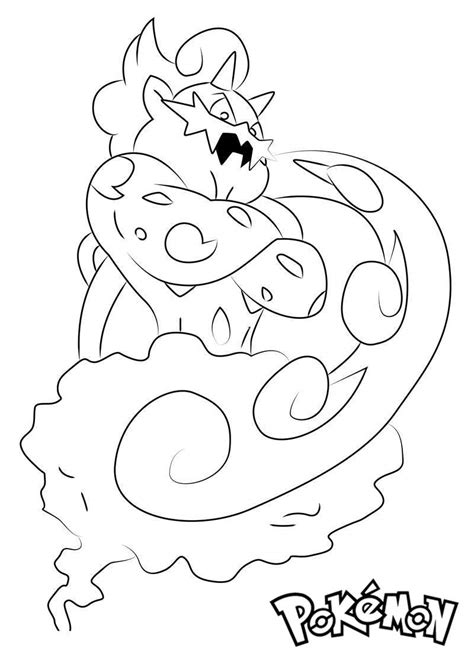 Tornadus from Pokemon Coloring Pages - Free Printable Coloring Pages